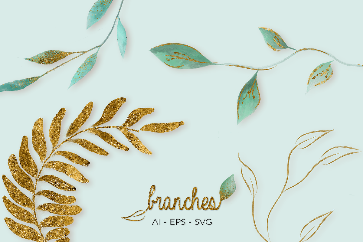 Branches & Splatter Kit, a Brush Add-On by PandoraDreams (Photo 21 of 38)