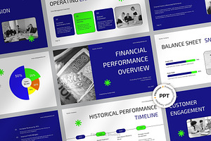 Business Financial Overview Slides, a Presentation Template by FIBRINOSÄ