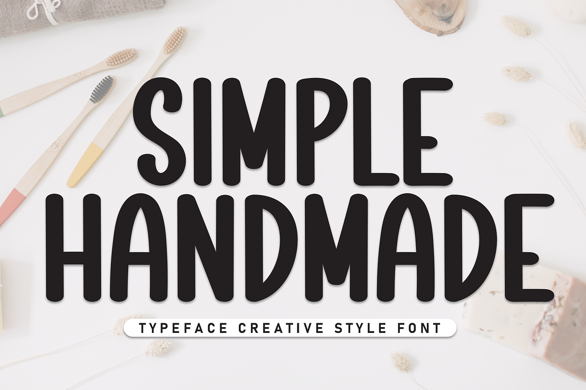 Simple Handmade | Script Font, a Script Font by Scratchones (Photo 1 of 8)