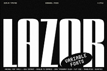 GW Lazor Variable Fonts