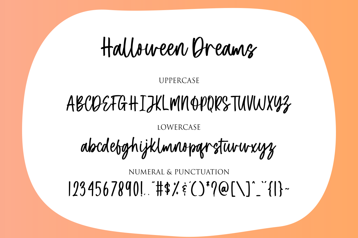 Halloween Dreams | A Font Duo, a Script Font by Fikryal Studio (Photo 20 of 20)