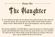 CS Lamia Drawn, a Blackletter Font by Craft Supply Co. (Thumbnail 2 of 8)