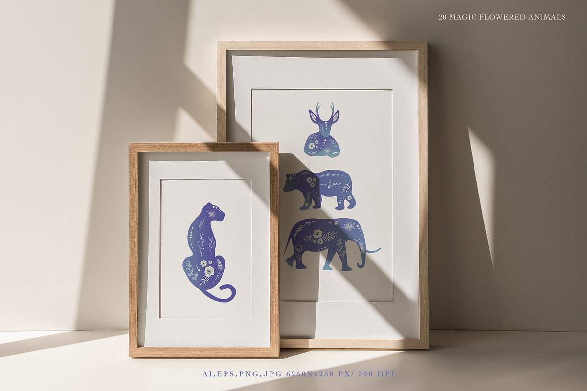 VERY PERI Animals Spring, an Object Graphic by WildStrawberry Magic (Photo 3 of 11)