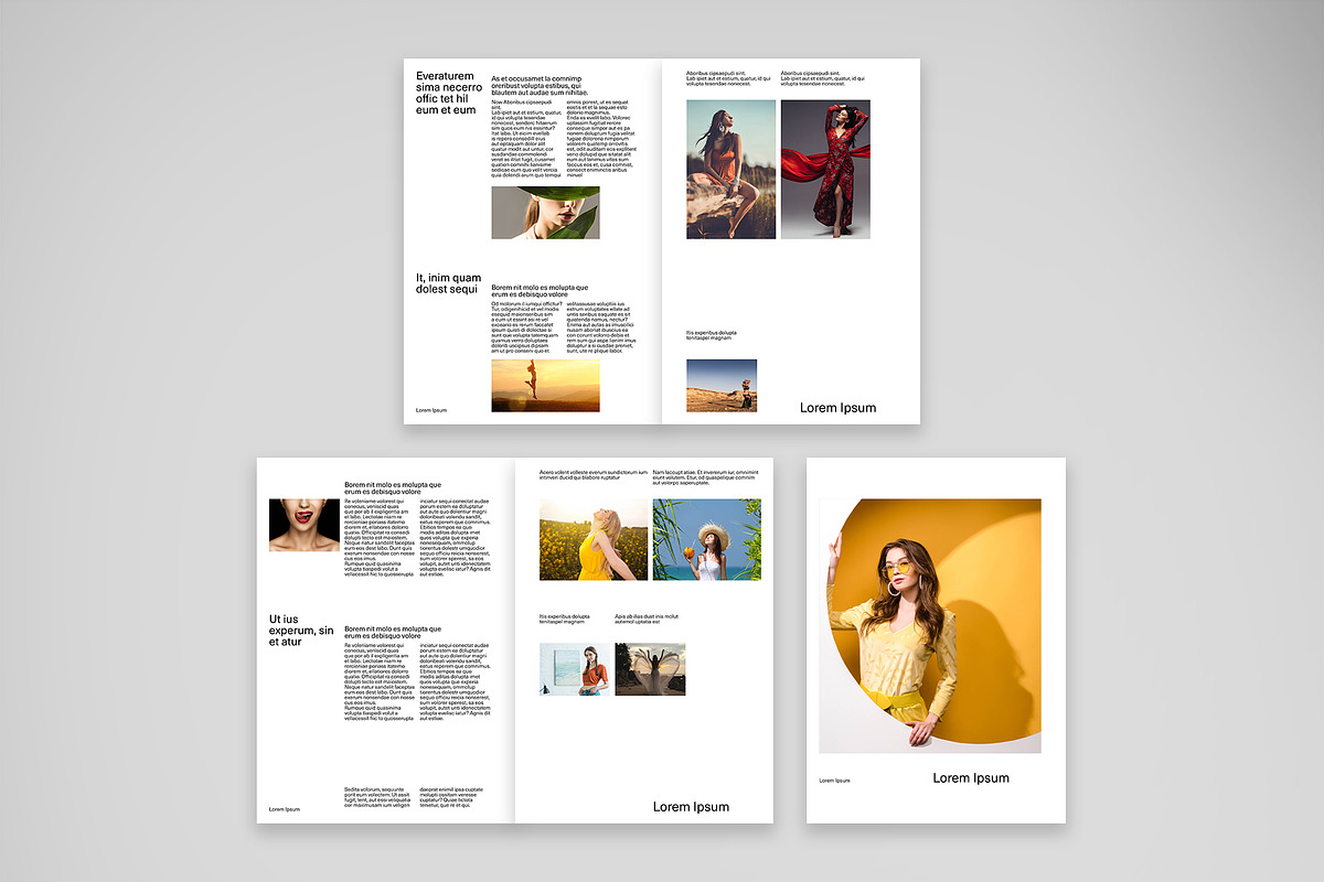 Minimalist Editorial Template
