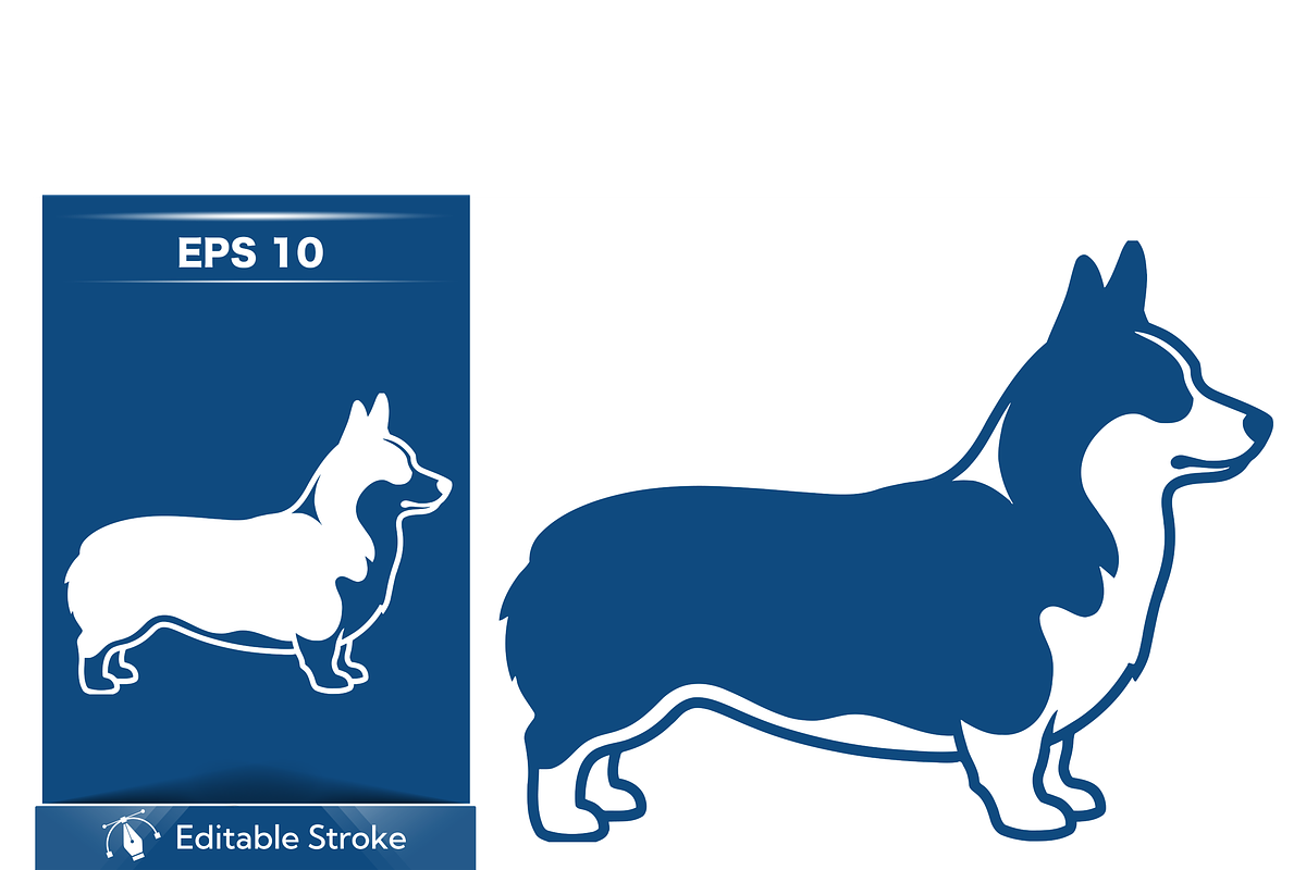 Charming Corgi Vector Art, an Object Illustration by CarWrap design (Photo 1 of 3)