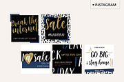 Black Friday + Cyber Monday Bundle, a Social Media Template by jgdigital.co designs (Thumbnail 6 of 11)
