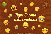 CoronaSet: Help Italy with icons, an Emoji Icon by InvCrea (Thumbnail 1 of 4)
