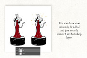 Vintage Leopard Clipart, an Animal Illustration by Teresa Art Store (Thumbnail 6 of 7)