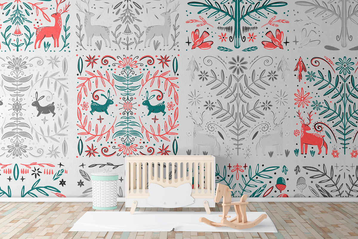 Folk Motive, a Decorative Illustration by Alina Sh (Photo 12 of 12)