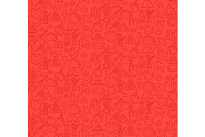 Mexican Culture Seamless Pattern