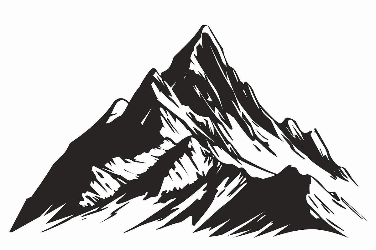 Mountain Tree Silhouette Bundle, a Graphic by balal (Photo 9 of 11)