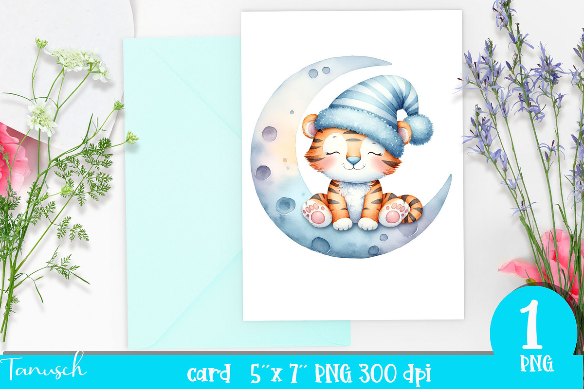 watercolor nursery clipart bundle, an Object Graphic by TanuschArts (Photo 10 of 17)