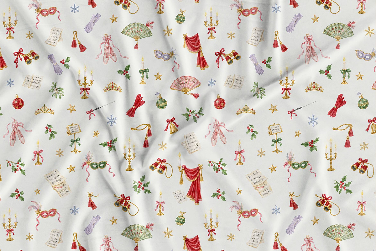 Quirky Christmas Patterns Bundle, a Pattern Graphic by Olya Creative (Photo 15 of 19)