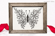Flower - Floral Butterfly SVG Pack, a Decorative Illustration by Dasagani (Thumbnail 3 of 5)