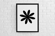 Flower Silhouette SVG #1, an Object Illustration by newminddesign (Thumbnail 2 of 3)