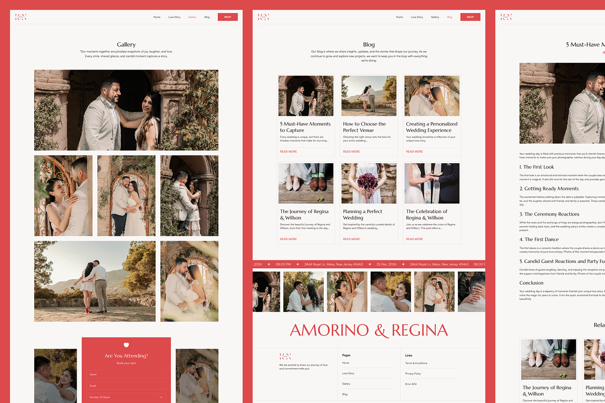 Rajal - Wedding Framer Template, a Landing Page Template by UI/UX Ocean (Photo 4 of 5)