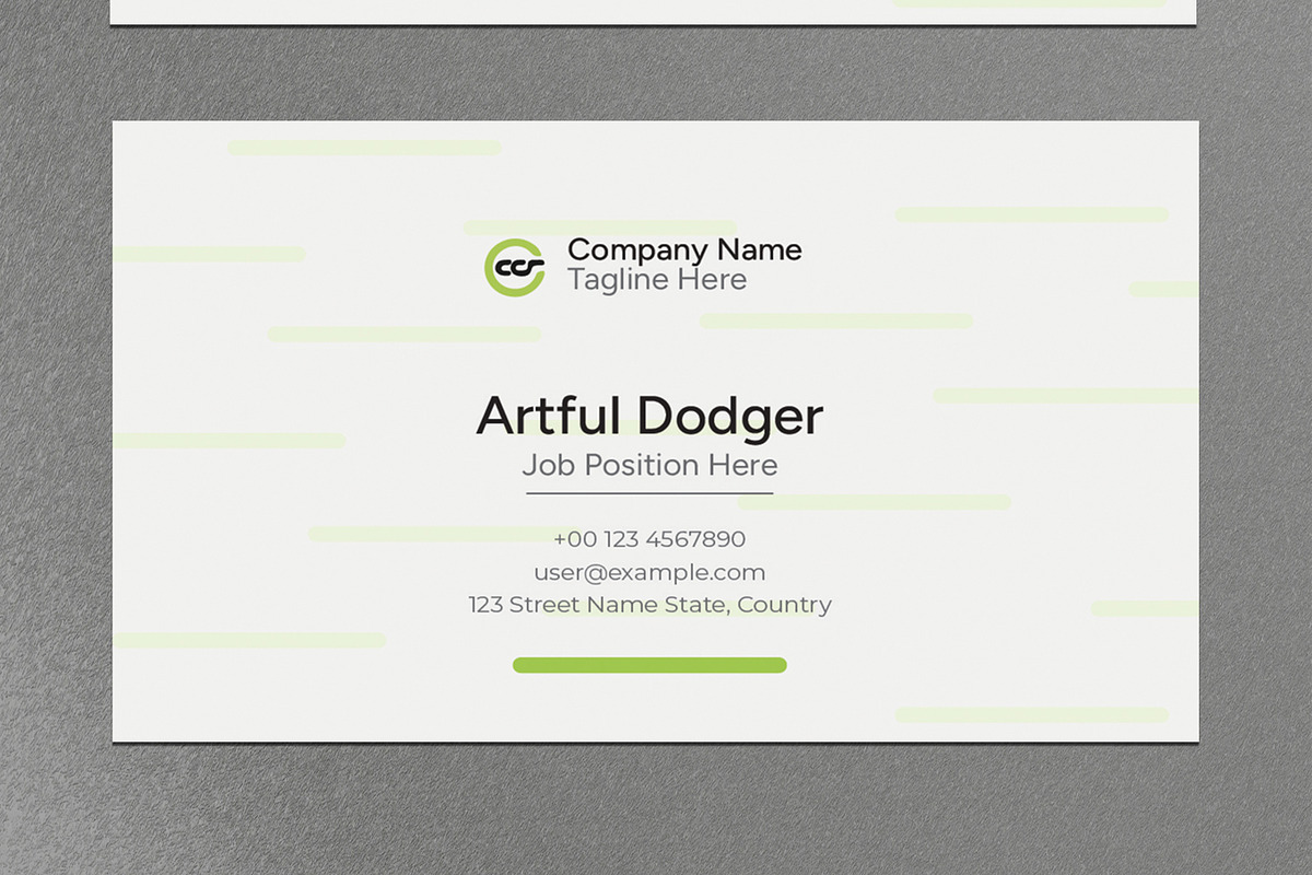 Modern Business Card Design preview 3
