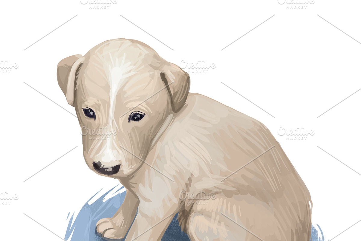 Puppies Dog Breeds Big Bundle 135Pcs, an Animal Illustration by Dneprstock (Photo 18 of 68)