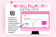 Girl Boss Planner Notion Template, a Templates & Theme by bellaROSEworkshop (Thumbnail 7 of 10)
