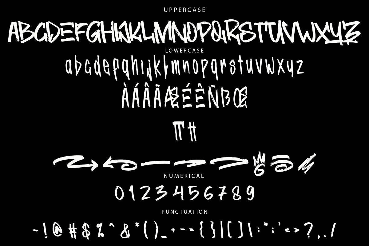 MAYORA Rough Brush Font, a Handwritten Font by NTC Graphic (Photo 7 of 8)