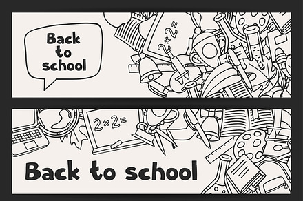 Back to school backgrounds., a Card Template by incomible