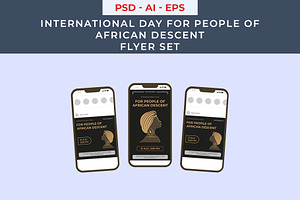 African Descent Flyer Set, a Flyer Template by Lakhan1998