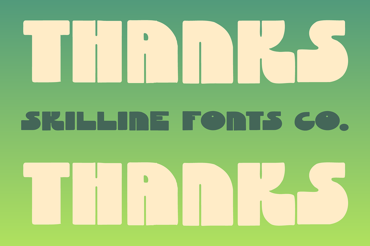 SFC Tunes, a Sans Serif Font by Skilline Supply Co. (Photo 5 of 5)