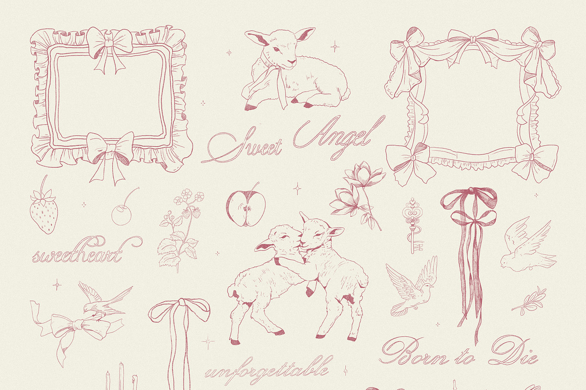 Born to die. Line art, an Object Graphic by Purple (Photo 5 of 11)
