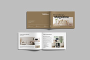 A4 Landscape Magazine Mockup, a Magazine Template by graphictime (Thumbnail 4 of 10)