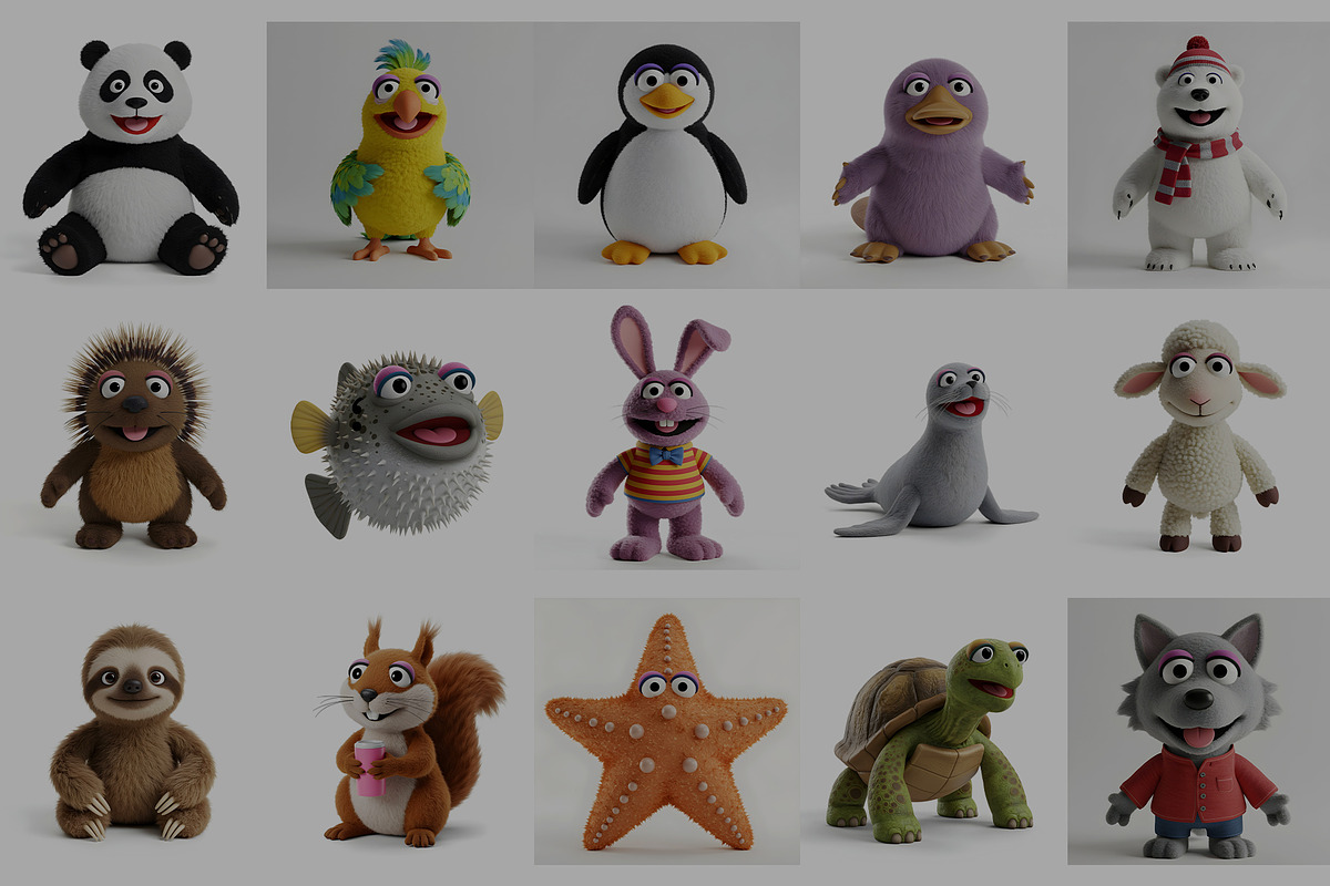 Muppets Style Animal Illustrations, an Animal Illustration by Beshr Abdulhadi (Photo 4 of 4)