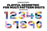 Playful Geometric for Digits, an Object Graphic by Studio Mei Design (Thumbnail 1 of 5)