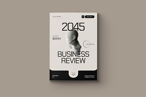 Business Report / Review Template, a Brochure Template by fakhroo