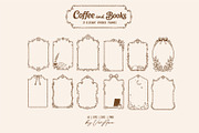 Coffee & Books Bookish Vector Set, an Object Graphic by VerAna (Thumbnail 4 of 23)