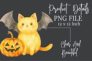 Yellow Halloween Clipart, an Illustration by Rose Art (Thumbnail 6 of 7)