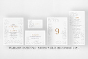 Elegant Floral Wedding Suite, an Invitation Template by Azka Creative (Thumbnail 5 of 5)