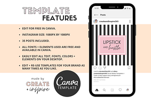 BEAUTY Instagram Quotes Template