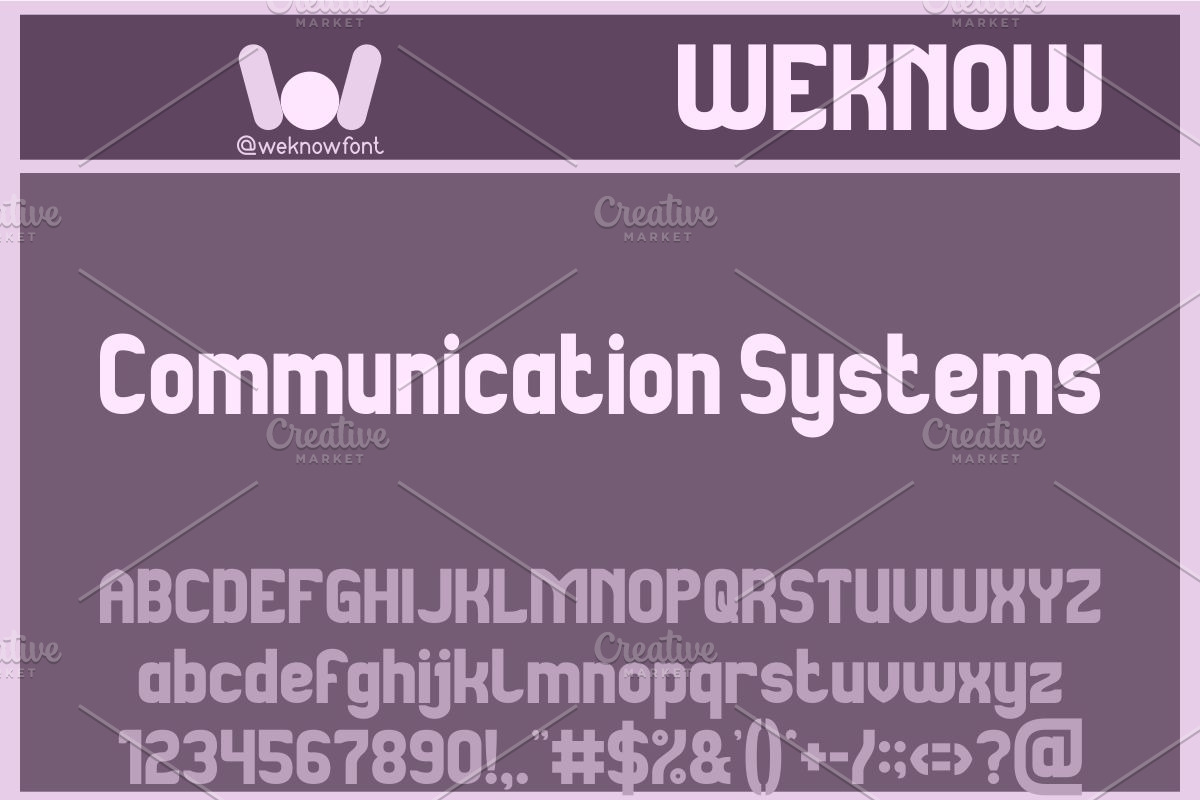 Computer Science Font, a Sans Serif Font by weknow (Photo 4 of 8)