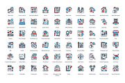 Real Estate Color Icons, a Duotone Icon by vectorstank (Thumbnail 2 of 3)