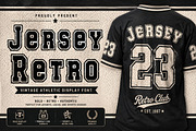 Jersey Retro, a Slab Serif Font by Wow Magic (Thumbnail 4 of 4)