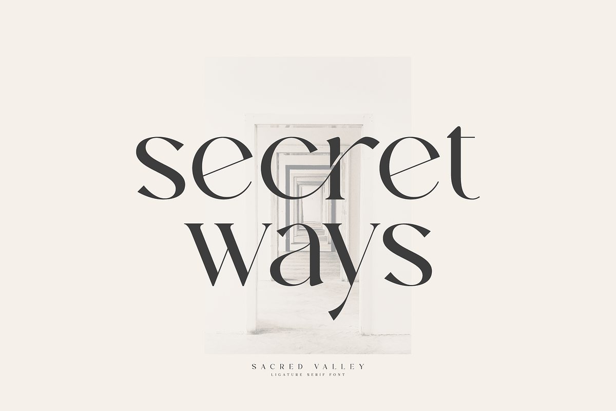 Sacred Valley - Ligature Serif Font, a Serif Font by Pen Culture (Photo 9 of 11)
