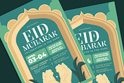 Eid Mubarak Flyer, a Flyer Template by Gumico Studio. (Thumbnail 2 of 3)