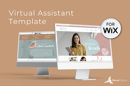 Virtual Assistant Website for Wix