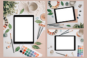 IPad Pro Watercolor Photo Mockups, an iPad Mockup by Letter Elfa Studio (Thumbnail 7 of 9)