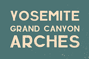 Ciremai - Vintage Display Font, a Sans Serif Font by Zakazis (Thumbnail 6 of 6)