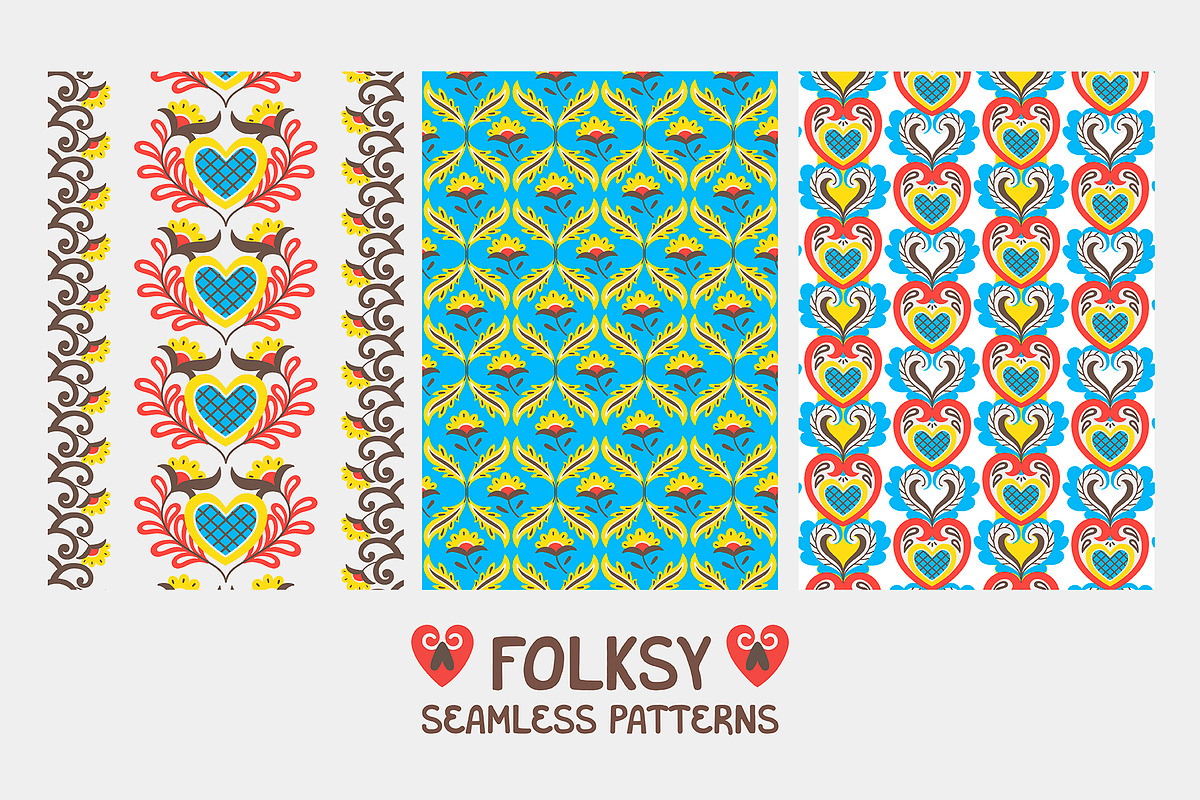 FOLKSY | graphics set, an Illustration by Nastya Tkachova (Photo 5 of 8)