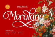 Moralana, a Script Font by Rahagita Studio (Thumbnail 1 of 11)