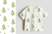 5 Cute Forest animal pattern, a Pattern Graphic by Waterystrokes (Thumbnail 4 of 6)