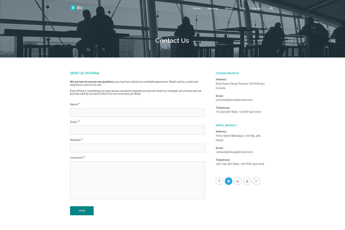 Bizlight - A Business PSD Template, a Websites & App Template by eVision Themes (Photo 6 of 7)