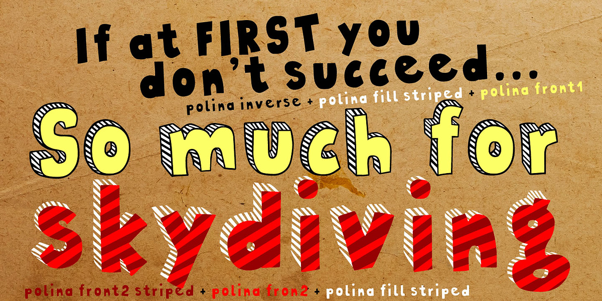 Polina, a Handwritten Font by GRIN3 (Nowak) (Photo 2 of 3)