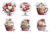 Romantic Watercolor Love Clipart, an Illustration by SinaCreation (Thumbnail 2 of 9)